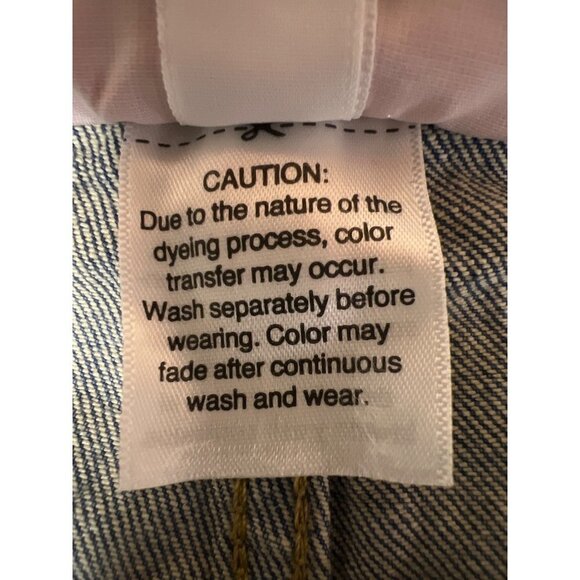 NEW! Isabel Maternity Midi Short Denim Blue Jeans Women's Size 8 - Picture 6 of 10